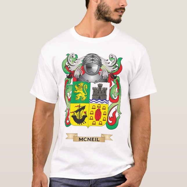McNeil Wappen (Familienwappen) T-Shirt (Vorderseite)
