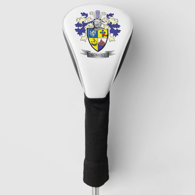 McNeill Familienwappen-Wappen Golf Headcover (Vorderseite)