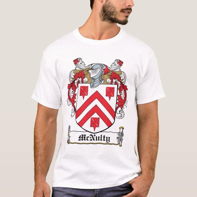 McNulty Familienwappen T-Shirt (Vorderseite)