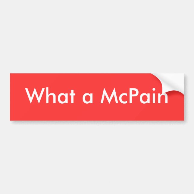 McPain Autoaufkleber (Vorne)