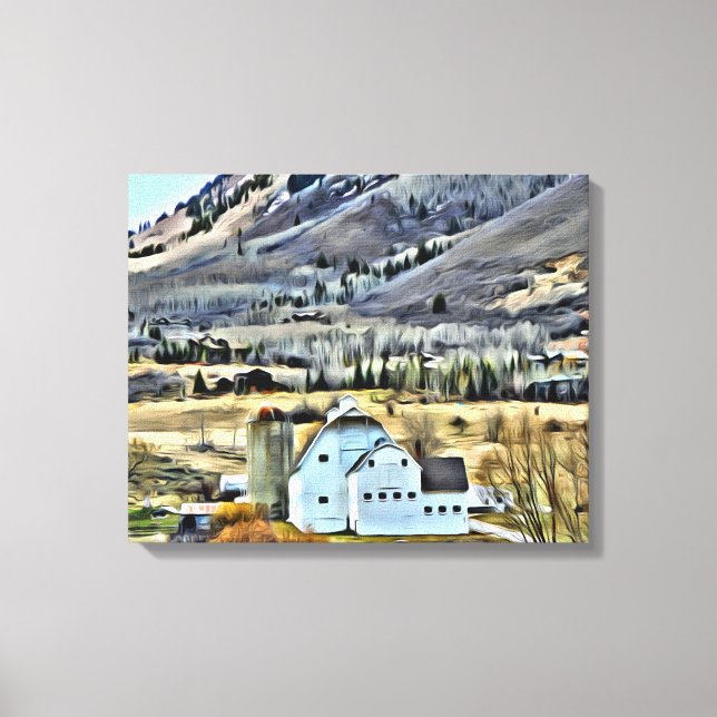 McPolin Farm von Leslie Harlow Leinwanddruck (Vorderseite)
