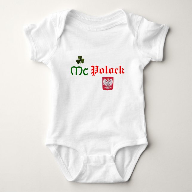 McPolock Baby Strampler (Vorderseite)