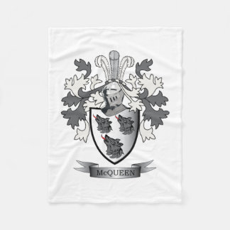 McQueen-Familienwappen-Wappen Fleecedecke