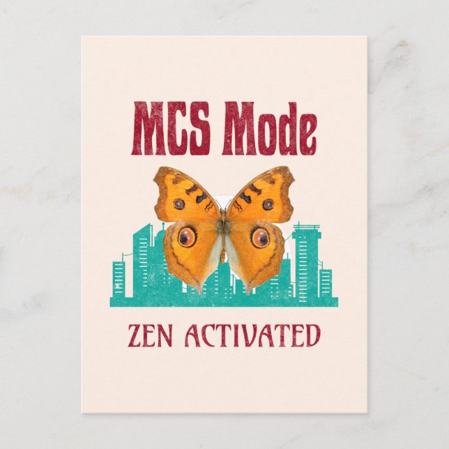 MCS-Modus für das multipler chemischer Empfindlich Postkarte (Vorderseite)