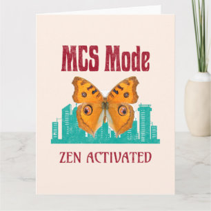 MCS-Modus Zen Aktiviert Schmetterlingsbewusstsein Karte