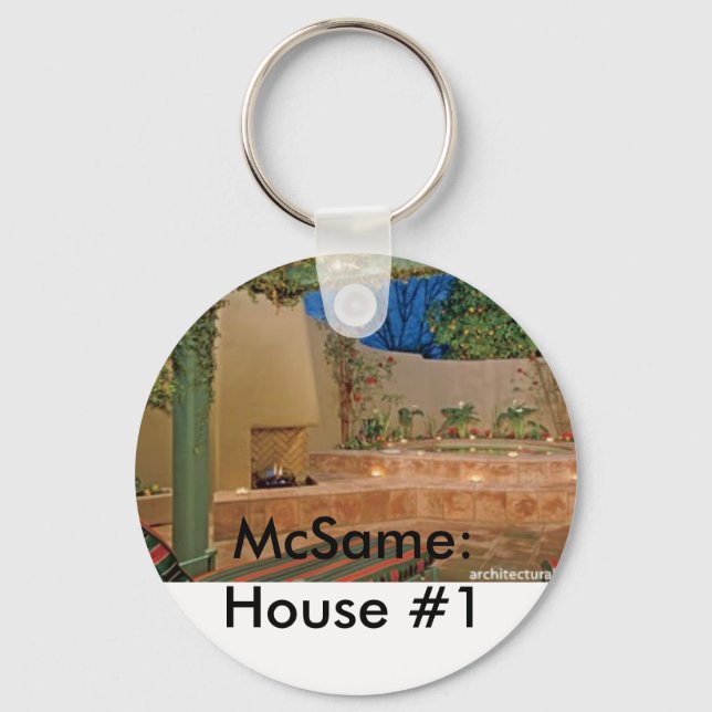 McSame: Haus #1 Schlüsselanhänger (Vorderseite)