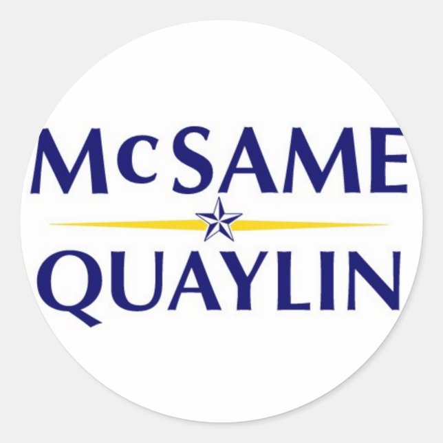 McSame Quaylin Sticker - White (Vorderseite)