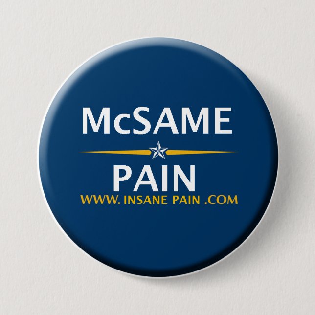 McSame - Schmerz Button (Vorderseite)