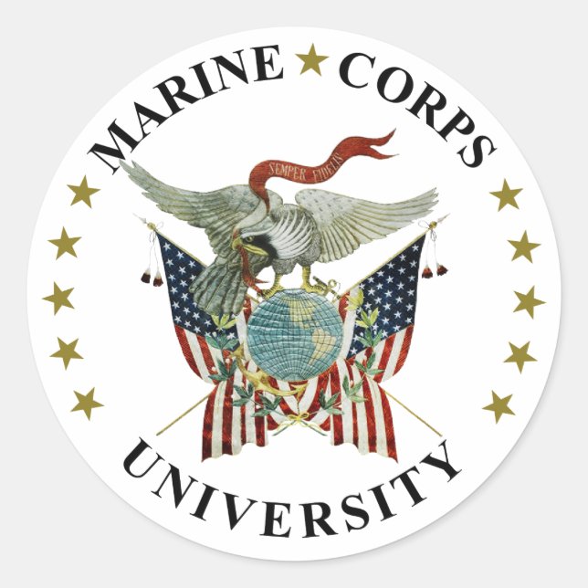 MCU-Sticker Runder Aufkleber (Vorderseite)