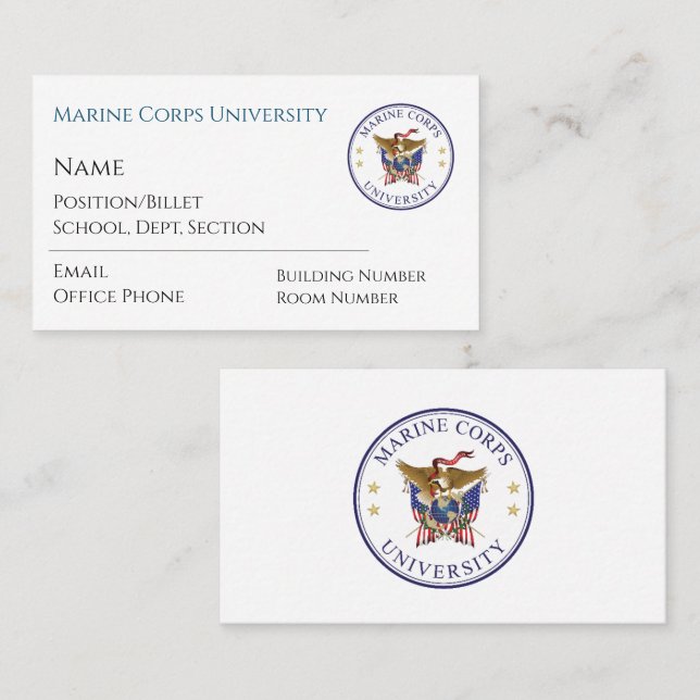 MCU-Visitenkarten Visitenkarte (Vorne/Hinten)