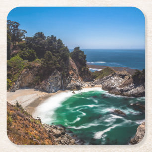 Mcway Falls in Julia Pfeiffer Burns Staat Park Rechteckiger Pappuntersetzer