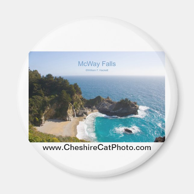 McWay fällt Big Sur California Products Magnet (Vorne)