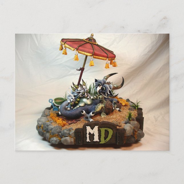 MD Beach Dragons Postkarte (Vorderseite)