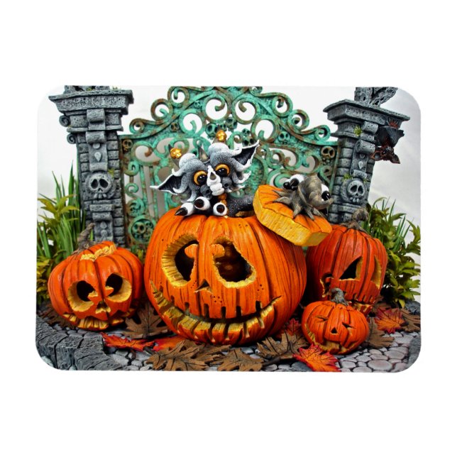 MD Citrouille Dragon 3" x 4" Magnet photo (Horizontal)