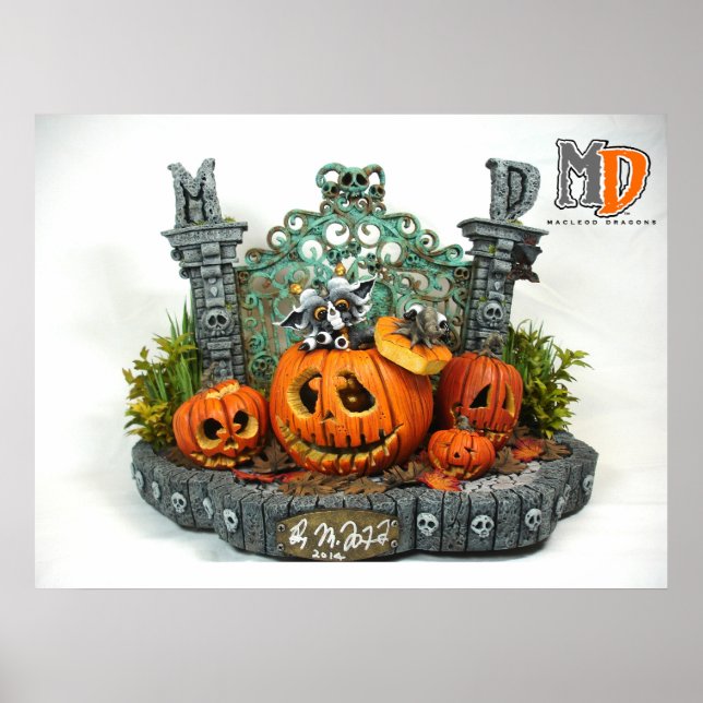 MD 'Halloween 2014' 31' x 23' Poster (Vorne)