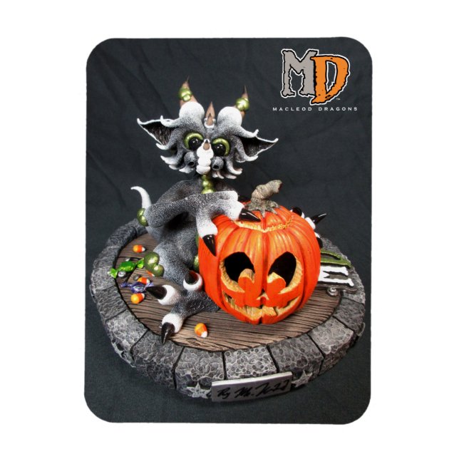 MD Halloween Dragon 3" x 4" Magnet photo (Vertical)