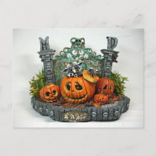 MD Halloween Dragon Postcard Postkarte