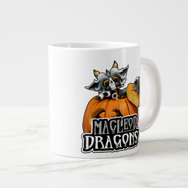 Md-Kürbis-Drache 20oz. Riesige Tasse (Vorderseite Rechts)