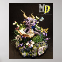 MD Lila Butterfly Dragon 11"x14" Mini-Poster