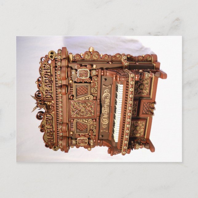 MD Old World Piano Postkarte (Vorderseite)