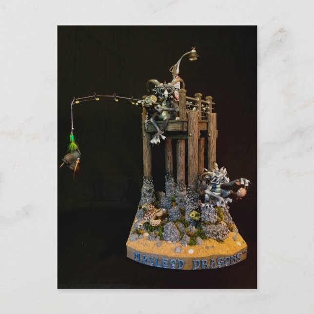 MD Pier Dragons Postkarte (Vorderseite)