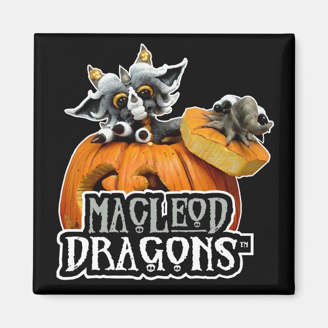 MD Pumpkin Dragon Logo Magnet (Vorne)