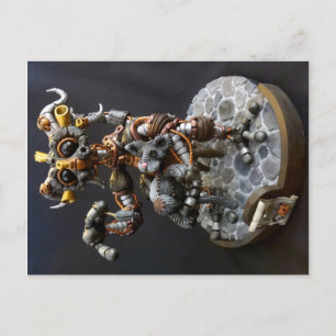 MD Steampunk Dragon Postcard Postkarte