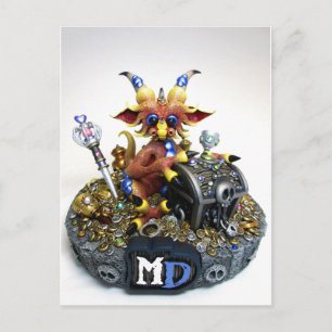 MD Treasure Dragon Postcard Postkarte