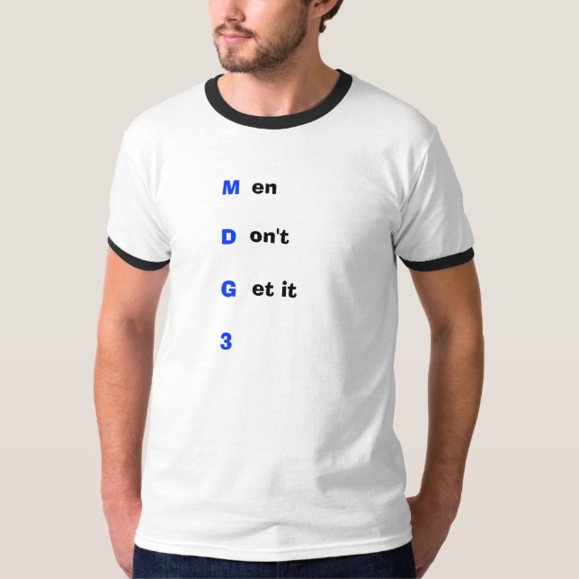 MDG 3 T-Shirt (Vorderseite)