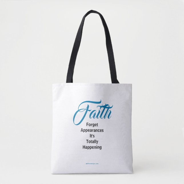 MDILLONDESIGNS.COM präsentiert #FAITH Tasche (Vorderseite)