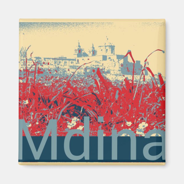 Mdina - Malta Magnet (Vorne)