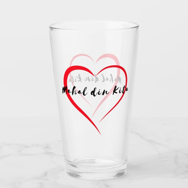 MDK Glastumbler Glas (Vorderseite)