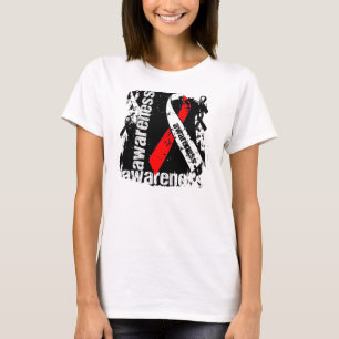 MDS Awareness Grunge Ribbon T-Shirt
