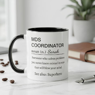 MDS-Koordinator Definition Tasse Krankenschwester