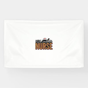 MDS-Koordinatorin Krankenschwester Vintage-Leopard Banner