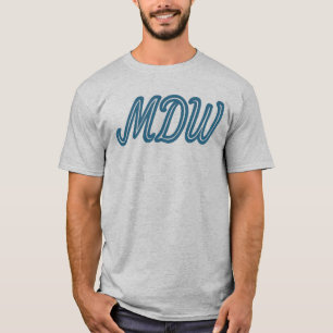 MDW Chicago Airport Code - Midway International T-Shirt