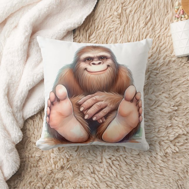 Me and My Bigfoot Kissen (Decke)