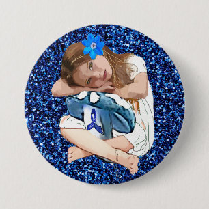 ME/CFS-Bewusstseins "Hoffnungsmädchen" Button