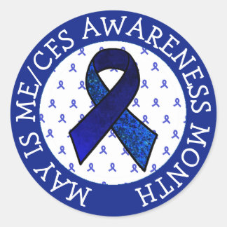ME/CFS-Syndrom Runder Aufkleber