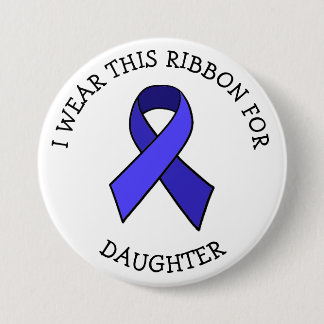 ME/CFS Syndrome Awareness Ribbon Button