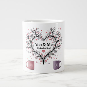 & Me - Die perfekte Blend-Tasse   Bestes Paar-Gesc Jumbo-Tasse