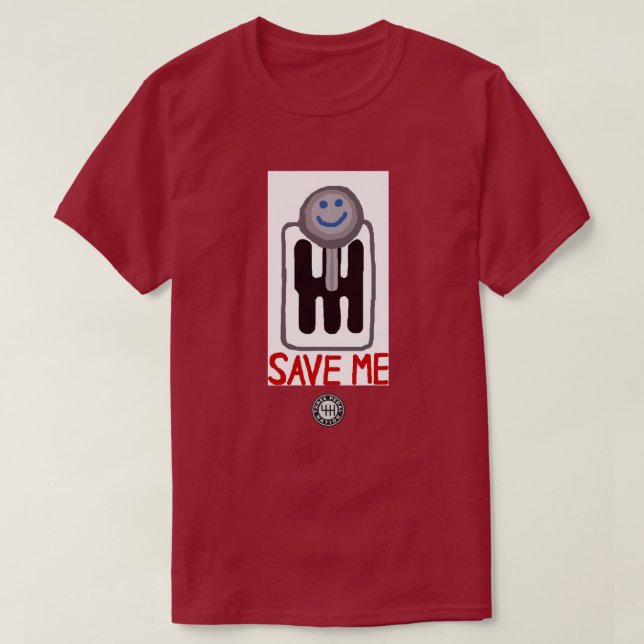 ME gerettet - T - Shirt für die manuelle Übertragu (Design vorne)