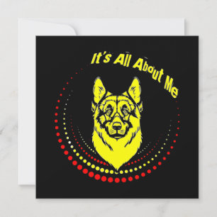 Me German Shepherd Mitteilungskarte