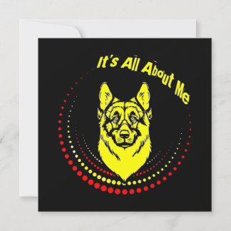 Me German Shepherd Mitteilungskarte