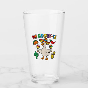 Me Goose-Ta Funny mexikanisches Spanisches Gänse Glas