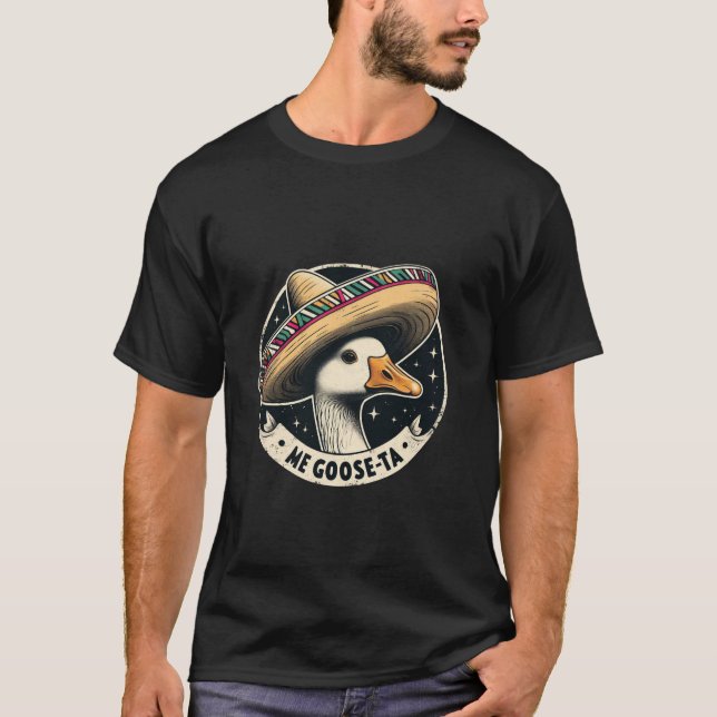 Me Goose Ta Mexican Funny Spanish Pub Long Sleeve T-Shirt (Vorderseite)