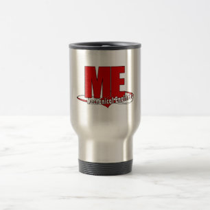 ME GROSSE ROTE LOGO MECHANISCHER INGENIEUR REISEBECHER