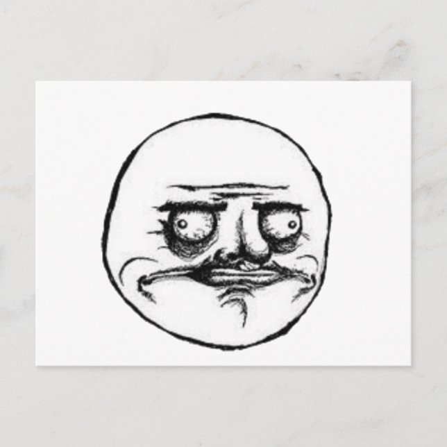 Me Gusta Typ Postkarte (Vorderseite)