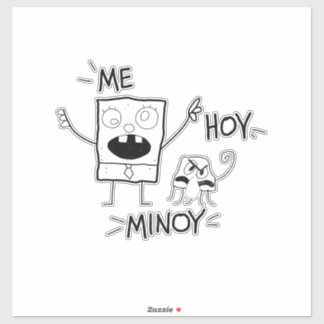 Me Hoy Minoy Doodle Aufkleber
