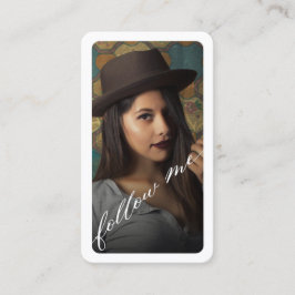 Me Instagram Foto Social Media Visitenkarte